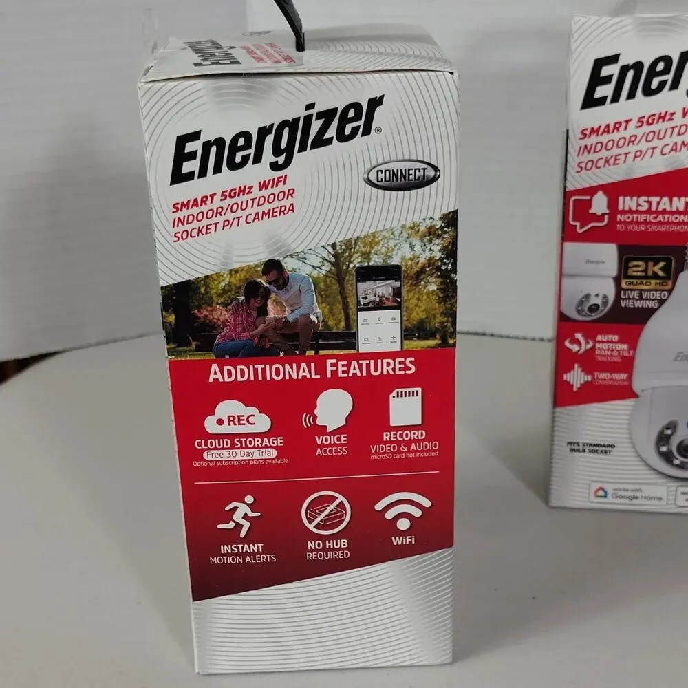Energizer Smart 5GHz WiFi Indoor/Outdoor Security Camera EOP1-1001-5GW 2K (4)